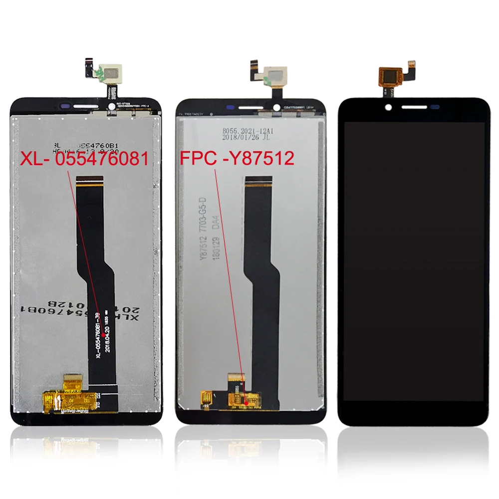 original tested for doogee x60l lcd display touch screen assembly repair part phone for doogee x60 screen lcd sensor with frame free global shipping