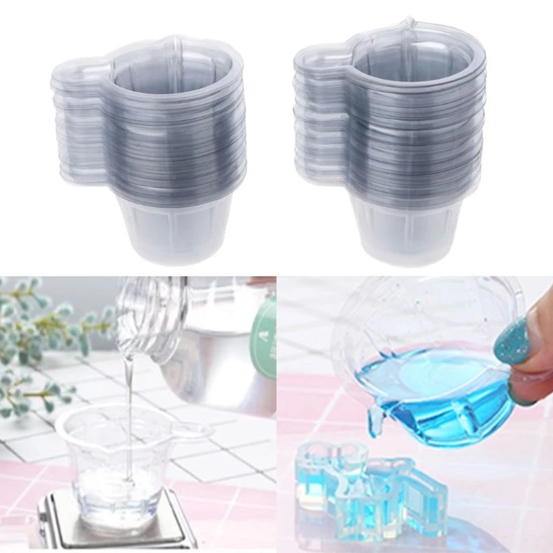 

200Pcs 40ML Plastic Disposable Epoxy Resin Mixing Cups Dispenser Resin Cup Craft