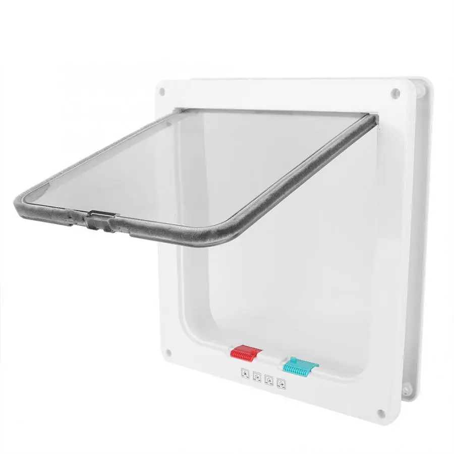 Кошка лоскут двери белый Цвет запираемый управляемый гибкий коммутатор замок