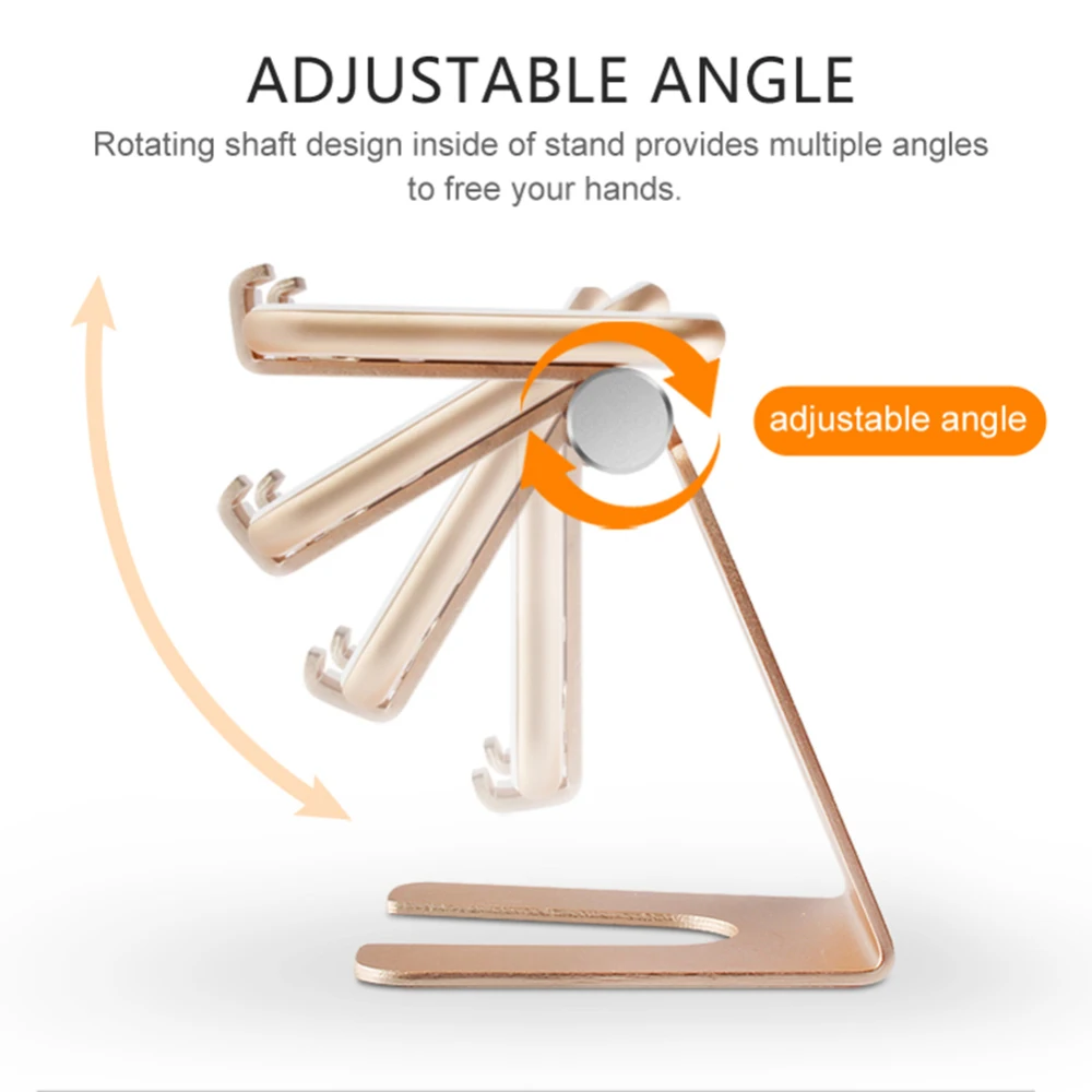 Настольная подставка для планшета и ПК складная из алюминиевого сплава