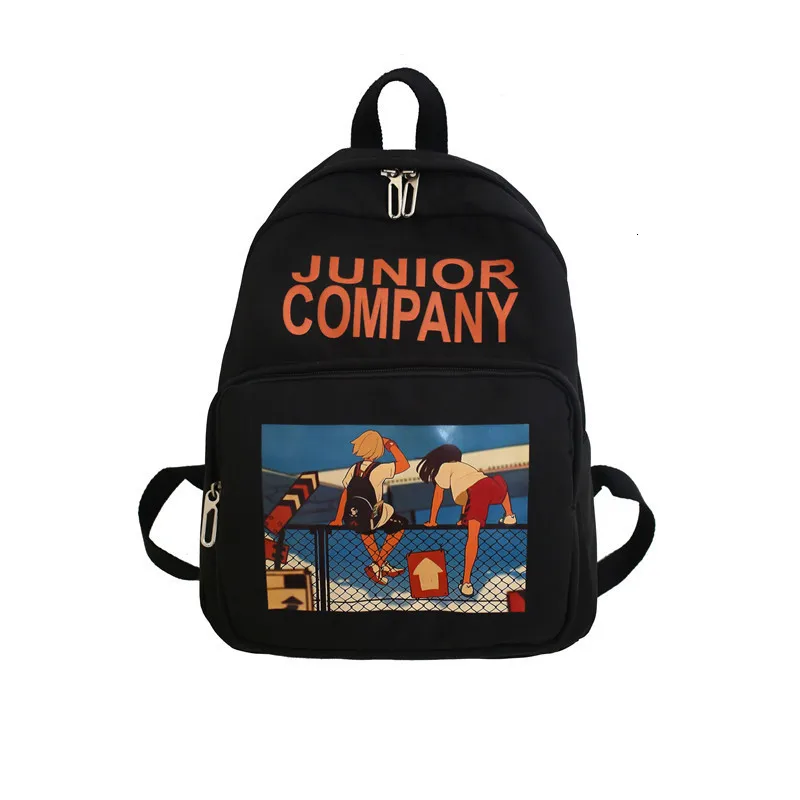 

Female Letter School Bag For Teenage Girls 2020 Nylon Travel Backpack Women Mochila Sac A Dos Ladie Laptop Rucksack Men Bag Pack