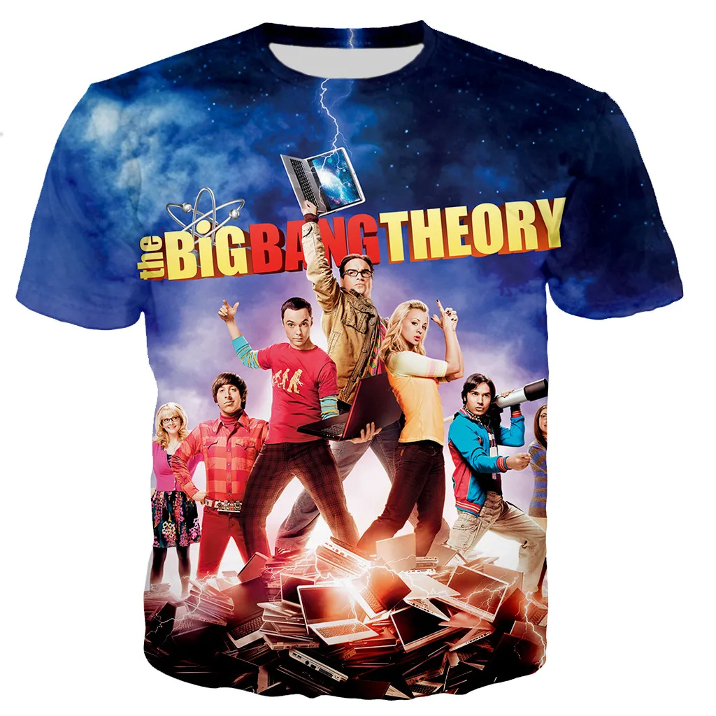 

The Big Bang Theory t shirt men/women 3D printed t-shirts casual Harajuku style tshirt streetwear tops