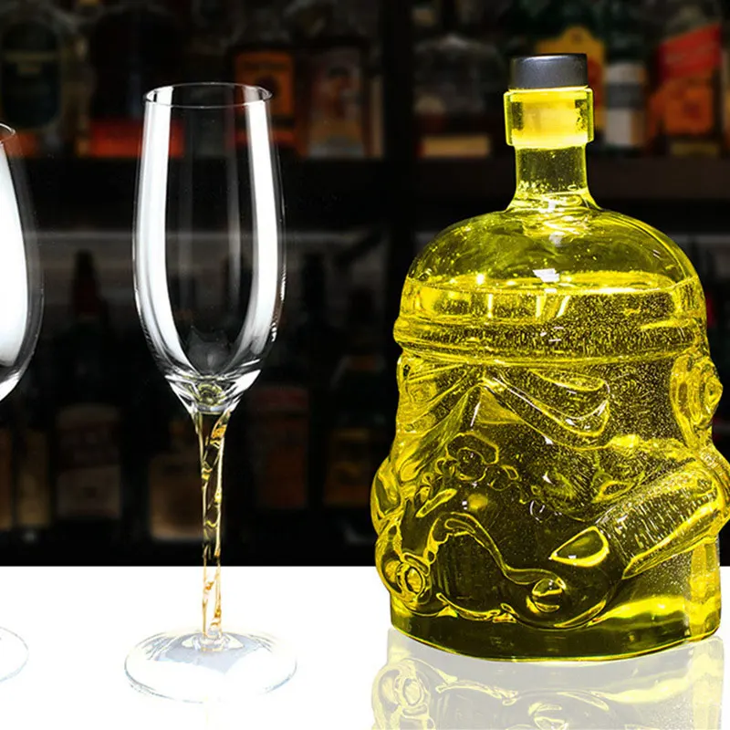 

Storm Trooper Helmet Accessory Wine Whiskey Set Accessory Wine Glass Gift Set Men Glasses Accessories Creative Men Gift