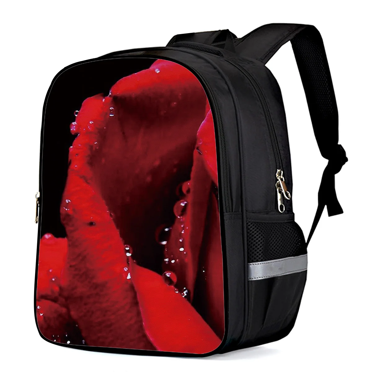 Живописный рюкзак с Горным пейзажем детский школьный роскошный из ткани Оксфорд