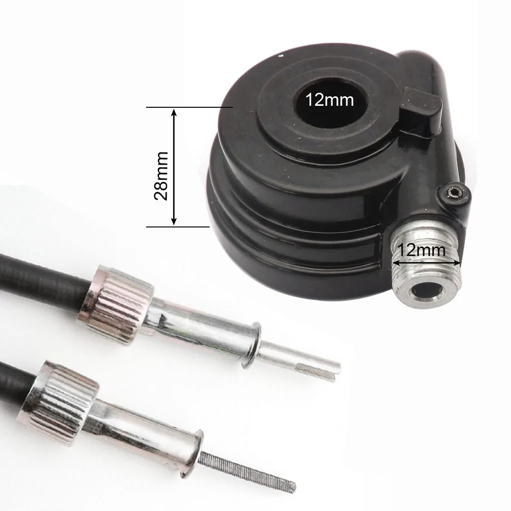 Motorcycle Scooter Speedometer Drive Gear+ Cable Line For Gy6 49 50 150 Chinese Scooter 12mm 10mm