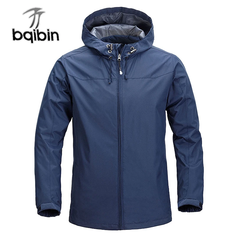 Ветровка мужская с капюшоном модная повседневная куртка тонкая верхняя одежда