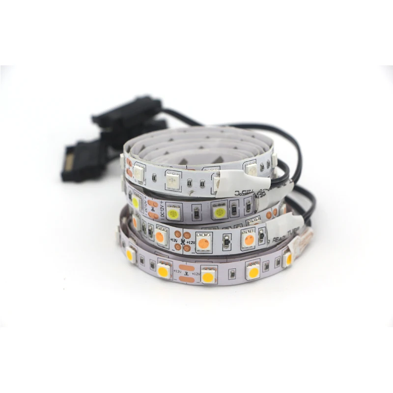 

SATA Interface SMD 5050 LED Strip Light 60 LEDs/m UV monochrome Diode Tape Full Kit for PC Computer Case Flexible lamp