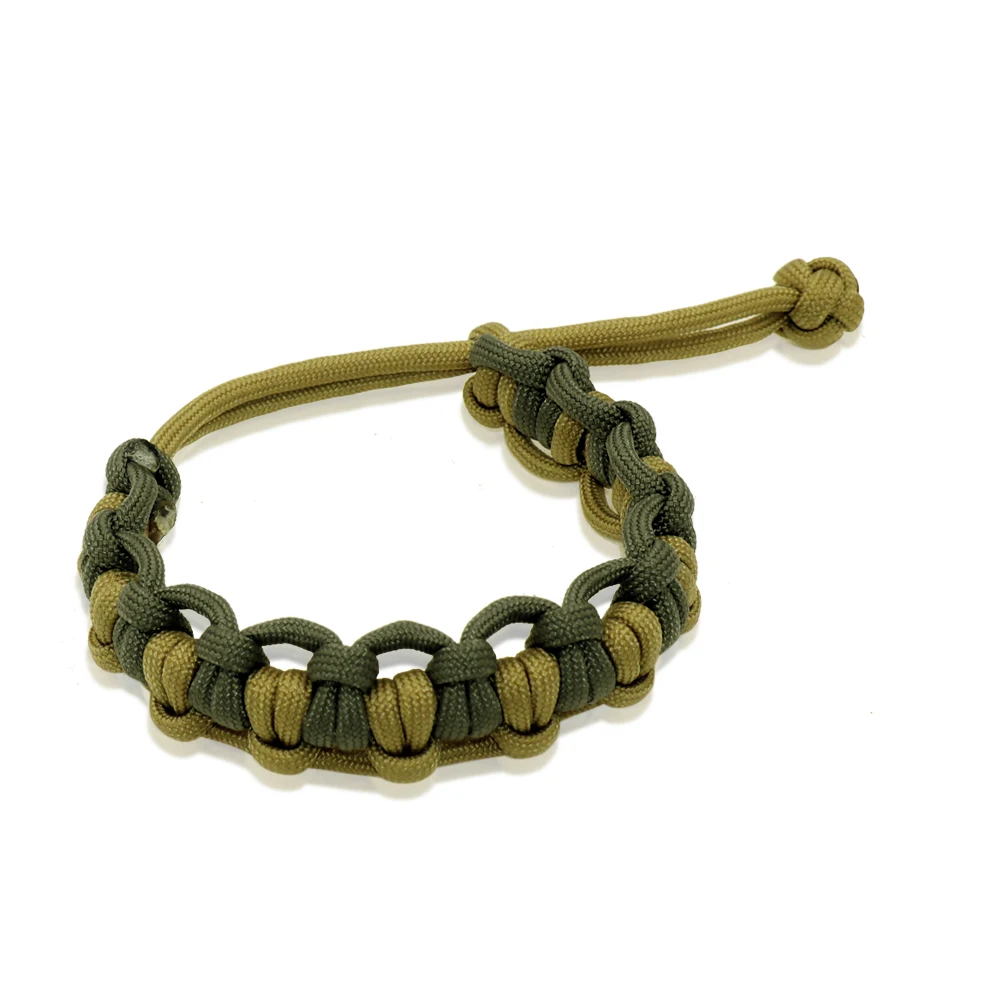 

Открытый регулируемый парашютный шнур для выживания Паракорд Браслет для кемпинга пешего туризма 4 цвета