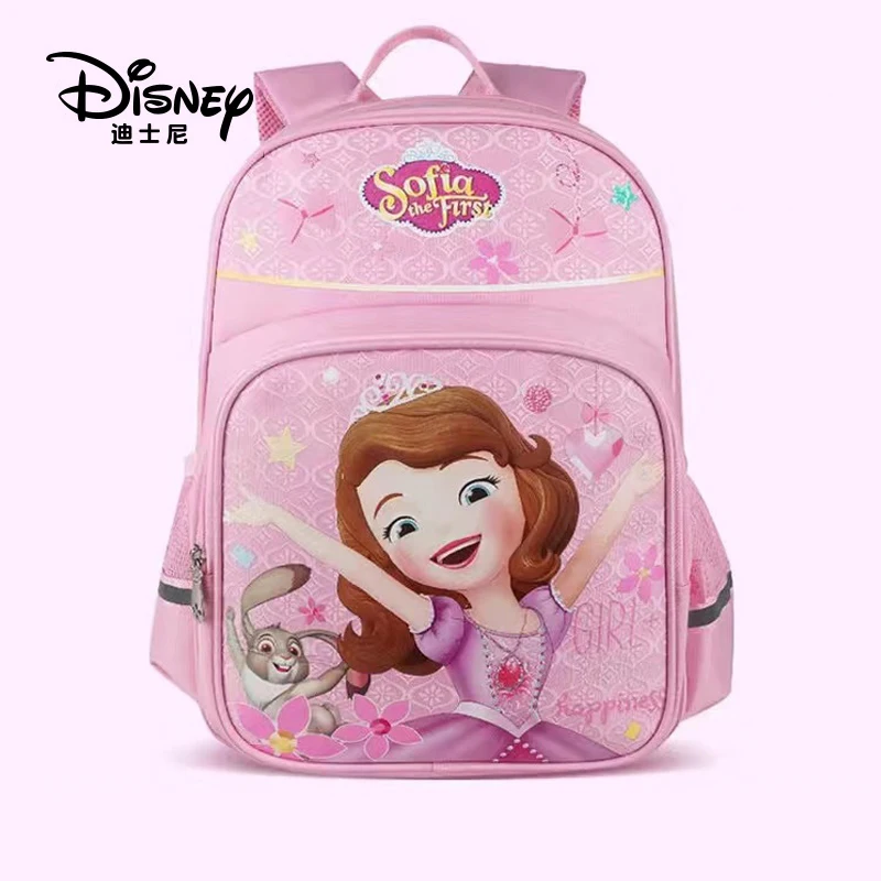 

Disney Frozen Bookbag Large Capacity Backpack Waterproof Princess Elsa Shoulder Bag Sophia's Light Travel Bags Boy Schoolbag
