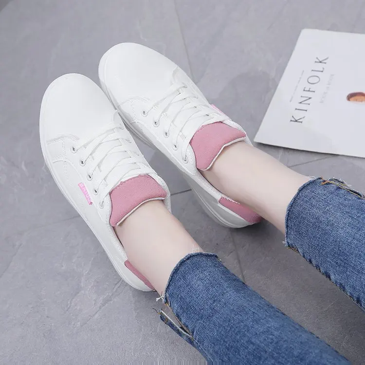 

New fashion Small white shoes women's season 2019 versatile board shoes breathable student women's shoes flat sole single shoes