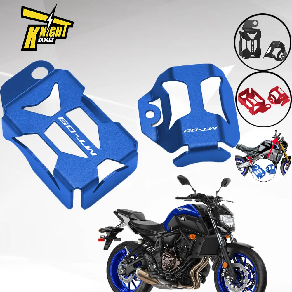 

Front Rear Brake Oil Cup Protect Cover Can Accessories For YAMAHA MT09 MT-09 Motorcycle Reservoir Guard Fluid Tank Protective
