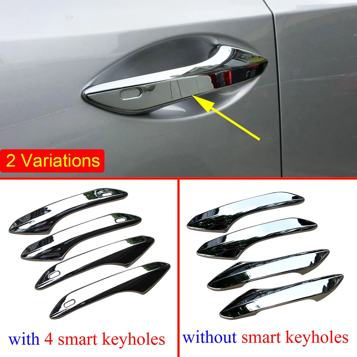 Хромированная Накладка для наружной дверной ручки подходит Lexus NX300 NX200t NX300h RX350 RX450h