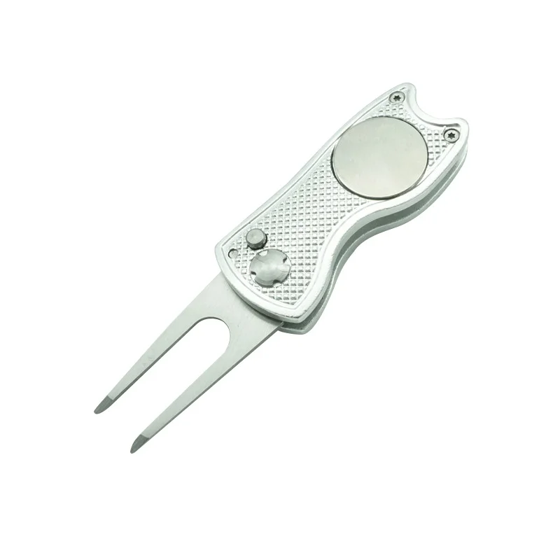 

Foldable Golf Pitchfork Putting Green Fork Golf Training Aids Pitch Alloy Tool Stainless Steel Golf Divot Repair Aupply