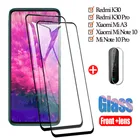 Пленка для объектива + закаленное стекло для Redmi K30 Xiaomi Mi A3 Защитная пленка для экрана mi 10 note k30 mia3 redmi k 30 5g