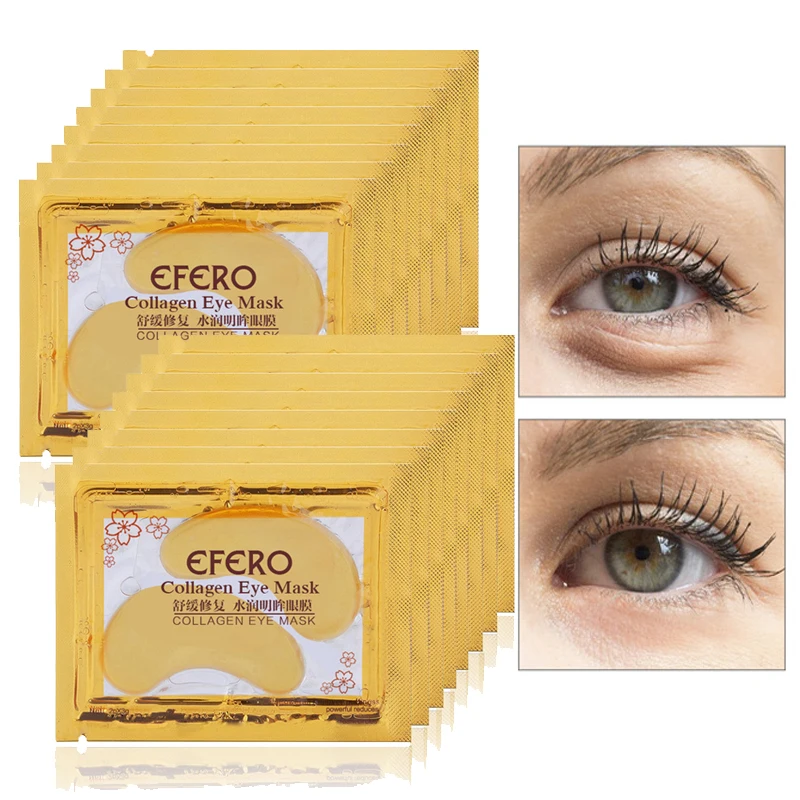 Антивозрастная Золотая маска efero маски для лица прозрачная коллагеновая глаз