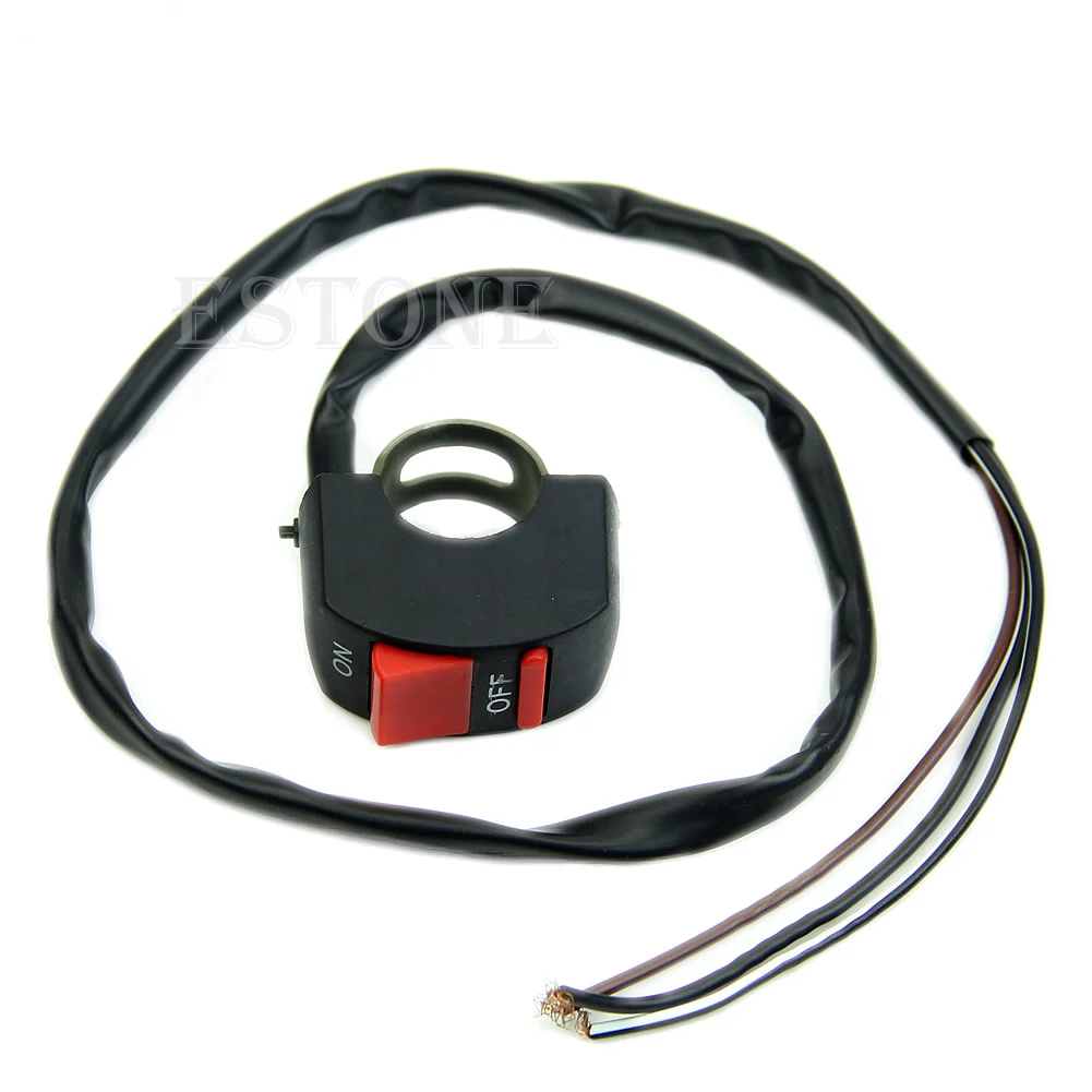 El botón de interruptor Conector bala/OFF motocicleta universal Q1QE|Переключатели для мотоцикла| |