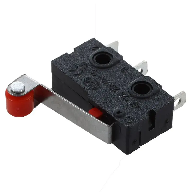 AC 250V 5A SPDT 1NO 1NC Мгновенный роликовый рычаг с петлей микро переключатели 3 контакта