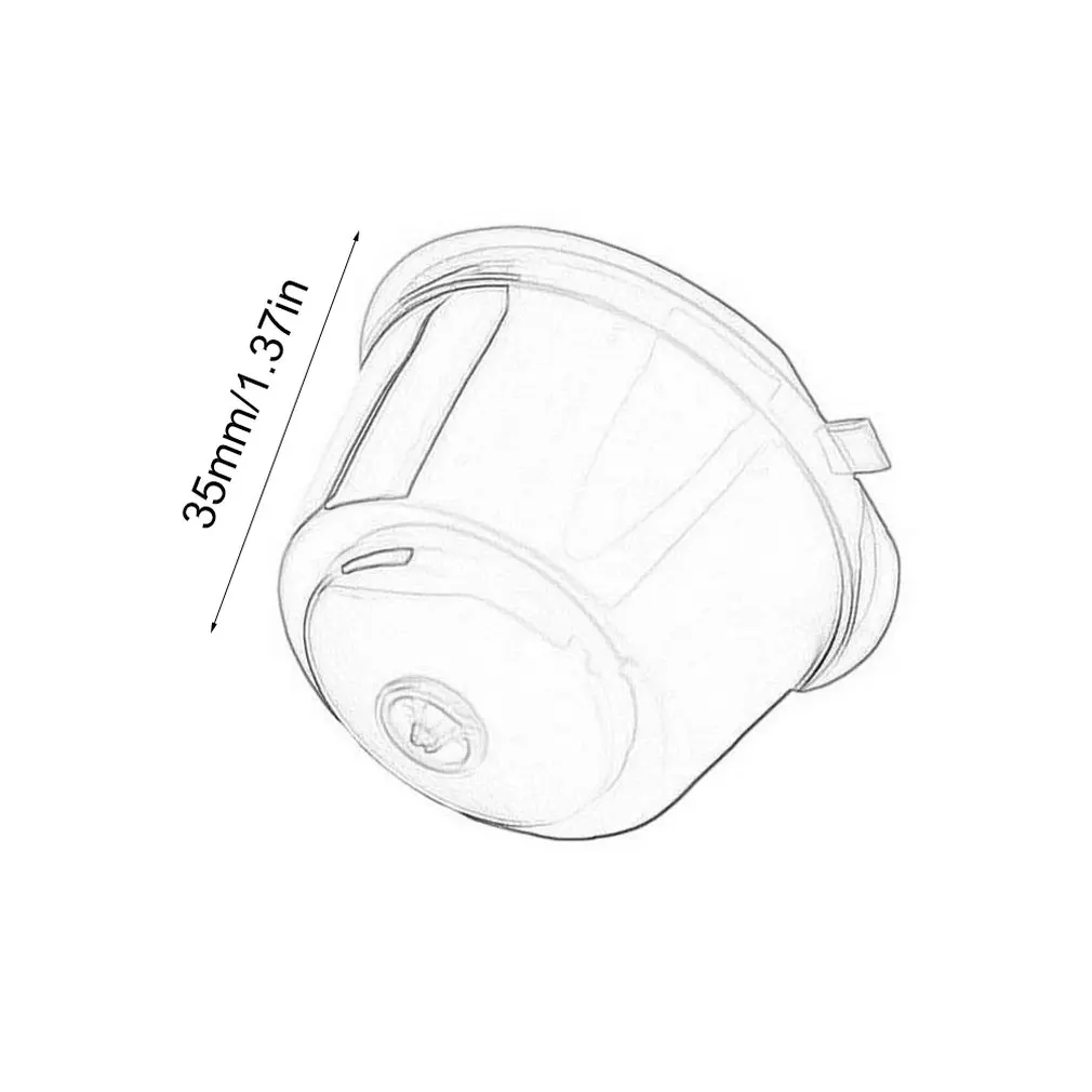 

Reusable Coffee Capsule Pod Filter Cups Set With Spoon Brush Eco Friendly Stainless Steel Mesh Filter Suitable For Dolce Gusto