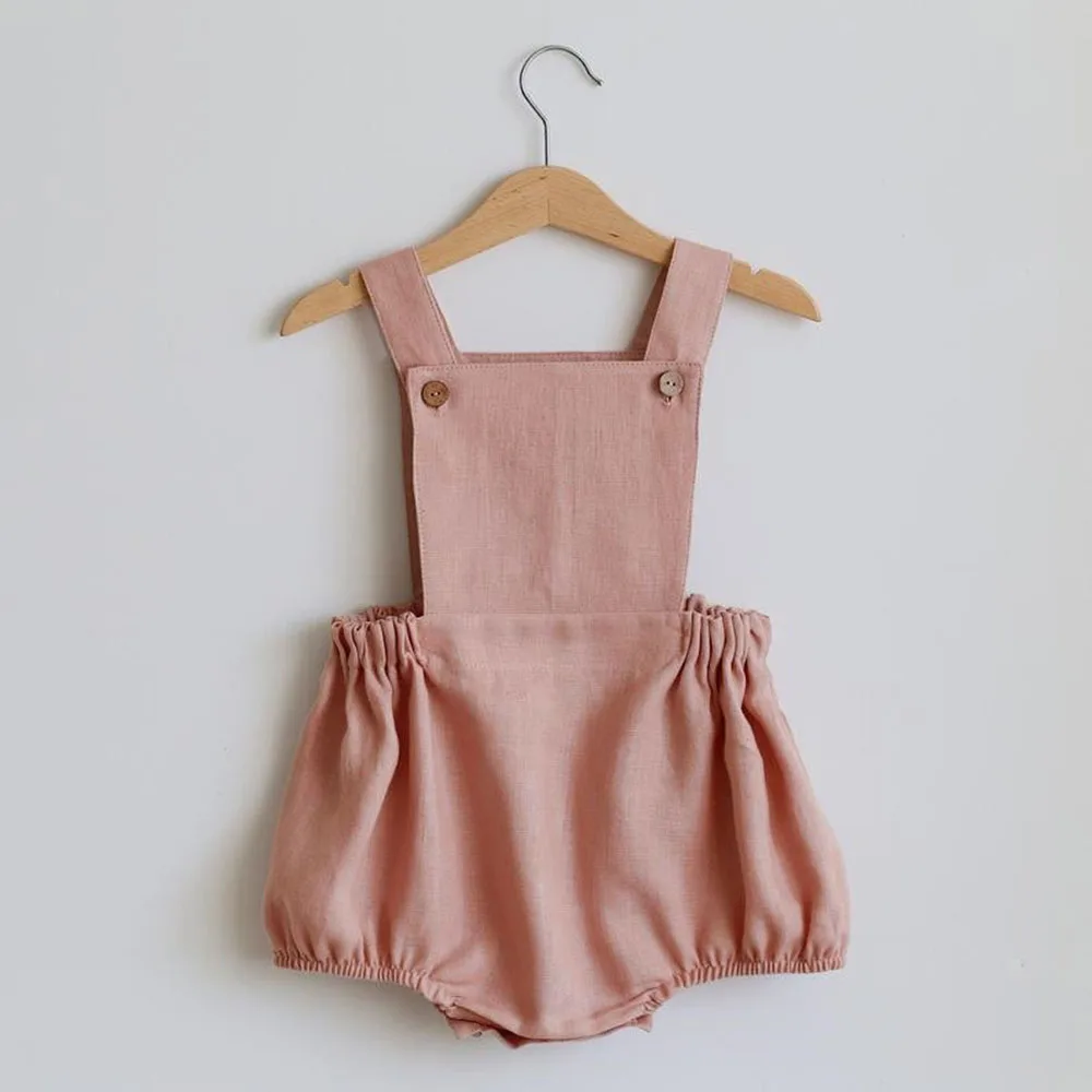 Summer Boy Girl Rompers Cute Baby Clothes Newborn Kids Bodysuit Babygrow Jumpsuit Sunsuit Outfits Soild Children | Детская одежда и