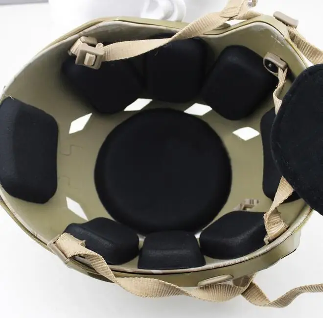 19 Pcs/Set Sports Protective Helmet Sticker EVA Foam Liners Pads Cushions Paintball Airsoft Hunting Shooting Pad | Спорт и