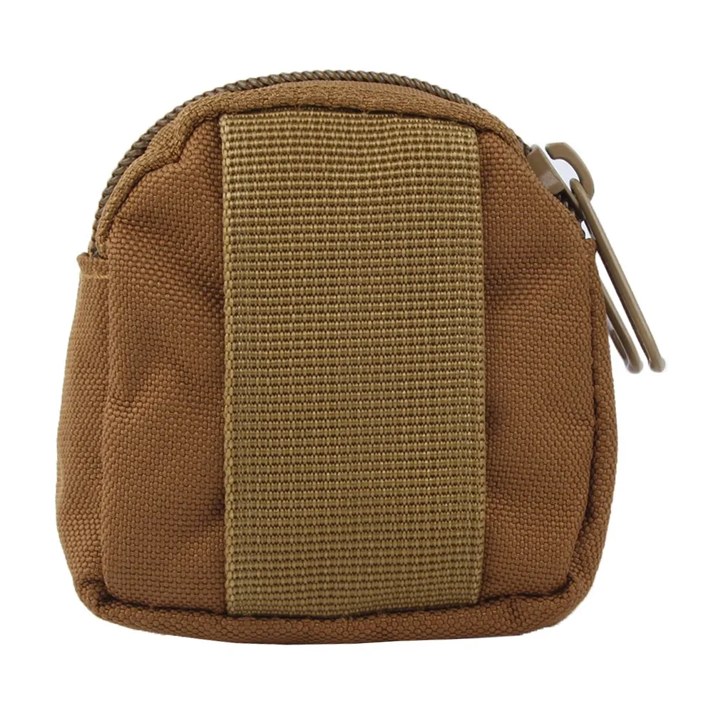 MOLLE тактический EDC чехол Портативный ключ кошелек держатель многофункциональный поясной ремень сумка портмоне сумка для спорта на открытом воздухе аксессуар сумка - Цвет: 01 TAN