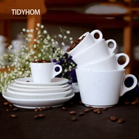 espresso coffee cup ceramic cup pure white ceramic cup multi specification espresso coffee cup mug set cup and saucer set