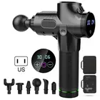 Высокочастотный массажный пистолет с портативной коробкой, Электрический массажер для расслабления мышц и расслабления тела, массажер для облегчения боли и формирования тела