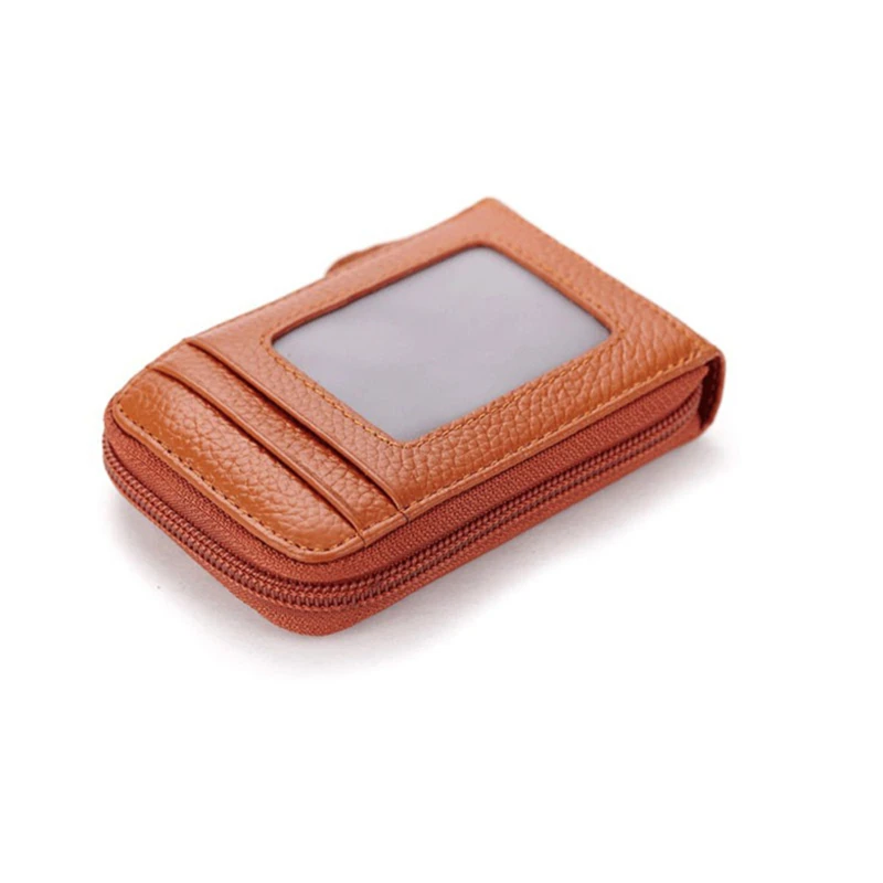 

LKEEP Vintage Women Men Unisex Mini Wallet Coin Purse Cards ID Holders Solid PU Leather Wallets 2021