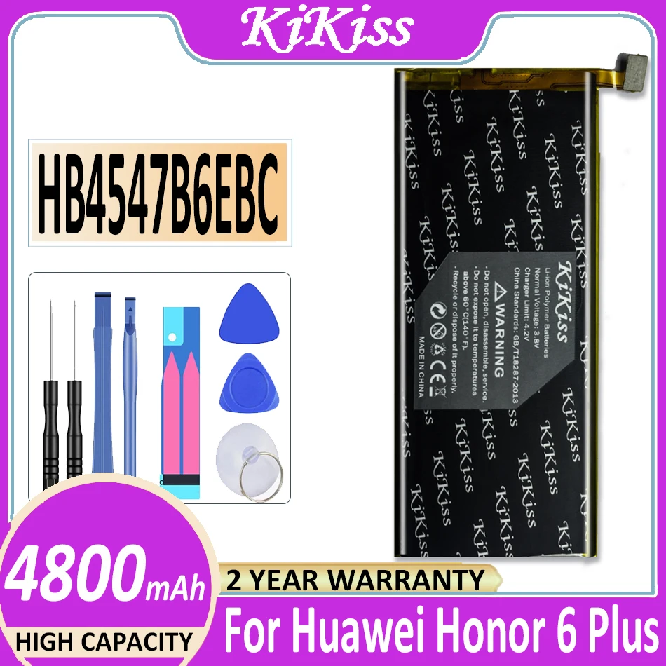 4800 мАч для Huawei Honor 6 Plus PE Honor6 TL20 UL00 TL10 CL00 умная фотобатарея большой емкости HB4547B6EBC |