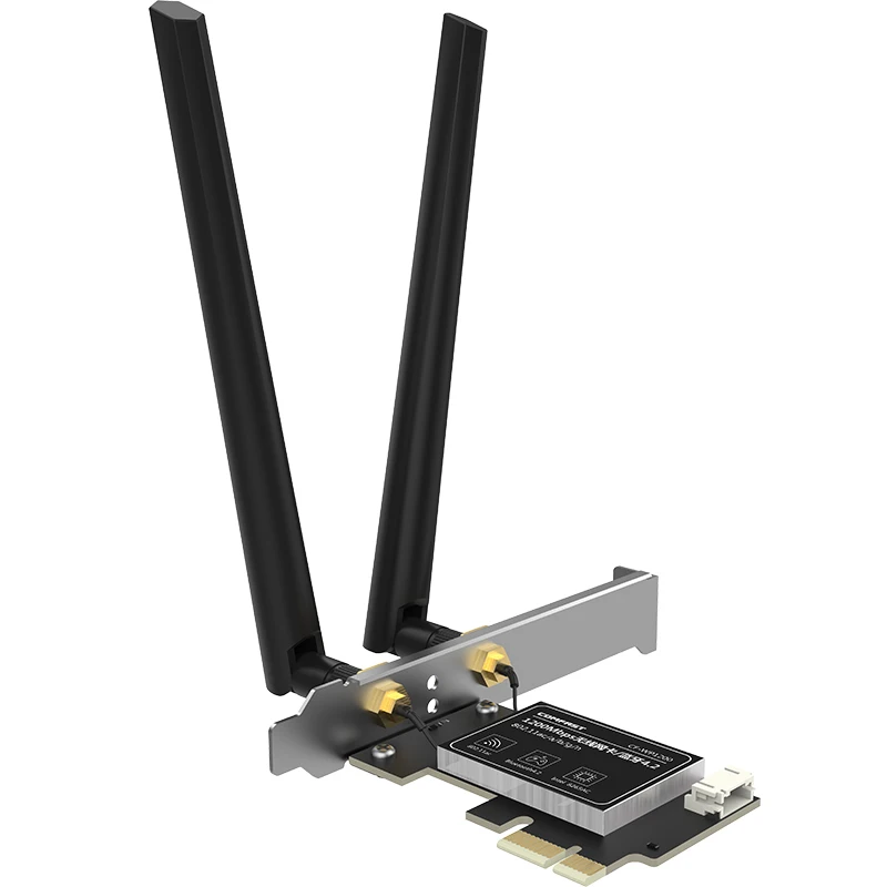 Беспроводная карта Intel 8265NGW 1200 Мбит/с для PCIE X1 Pcie Express настольного компьютера 2x2 MU