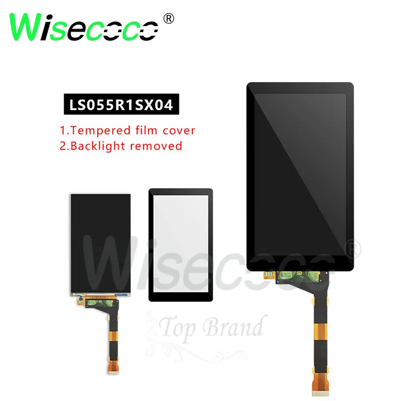 ЖК экран IPS Wisecoco для 3D принтера 5 дюйма 2k 1440*2560 без подсветки|ЖК-экраны и панели