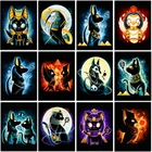 Полноразмерная Алмазная картина из египетского мультфильма, вышивка 5D, сделай сам, круглая вышивка крестиком, мозаика, украшение для дома, подарки