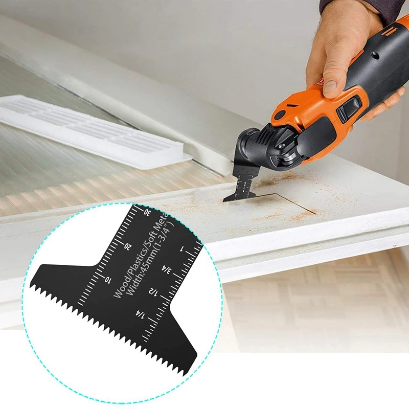 

100 Pcs Accessories Saw Blades Kit Quick Release Mixed Oscillating Tool Saw Blades for Grinding Sanding and Cutting