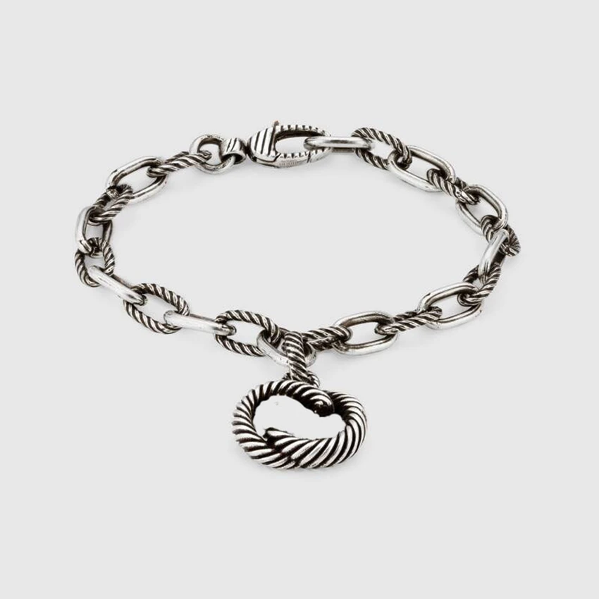 

1-1 silver retro fashion bracelet