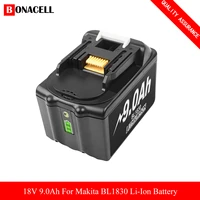 for makita 18v 9 0ah li ion bl1830b rechargeable battery replacement for makita bl1830 bl1830b bl1840 bl1840b bl1850 bl1850b