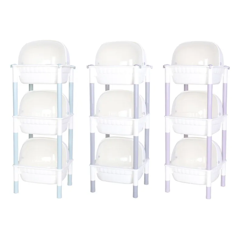 Многоуровневая полка для хранения кухни Пыленепроницаемая и крышка трехслойная