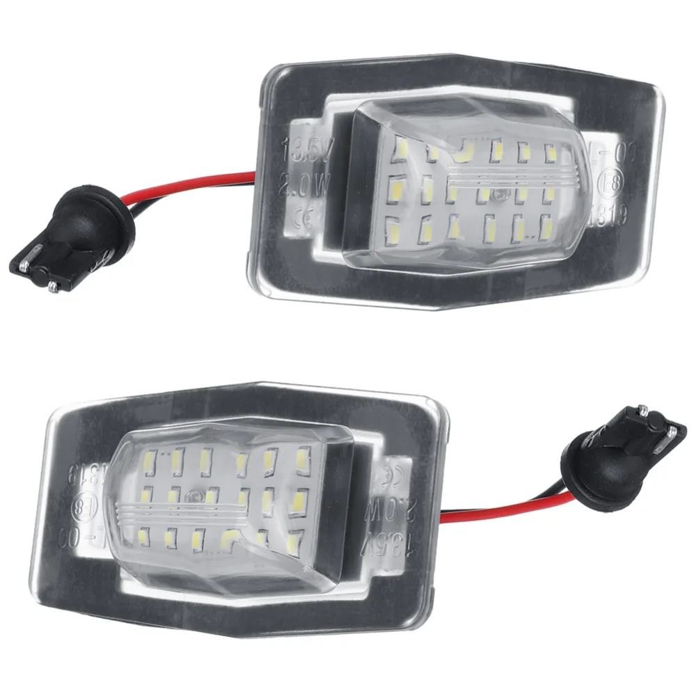 2 шт. 18Led номерного знака Светильник лампы ОШИБОК светодиод номерной знак для