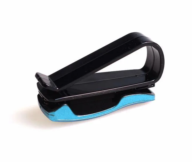 

Car Sun Visor Sunglasses Holder Clip Universal Black Ticket Card Clamp Fastener Cip Car Glasses Cases Portable