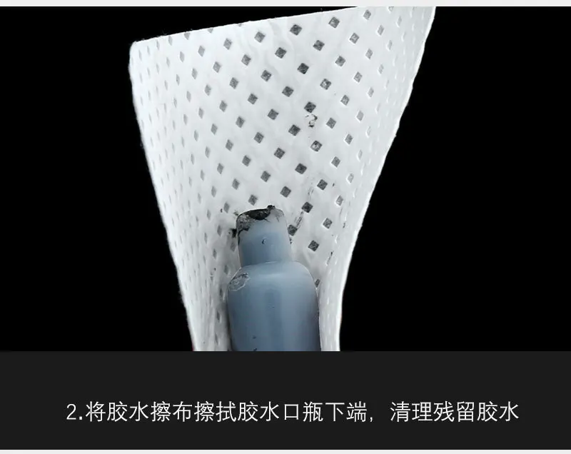 300pcs Lint-Free Nail Polish Remover Cotton Nail Wipes UV Gel Tips Remover Cleaner Paper Pad Nail Art Cleaning Manicure Tool 20#