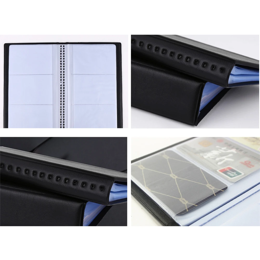 

Holds 180 Cards Business Journal Name Card Book Holder Storage Organizied Name Cards
