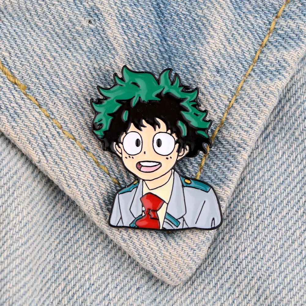 

20pcs/lot MD863 DMLSKY Funny Anime Metal Pins Enamel Brooches for Women Men Lapel Pin Backpack Badge Denim Pin Brooch