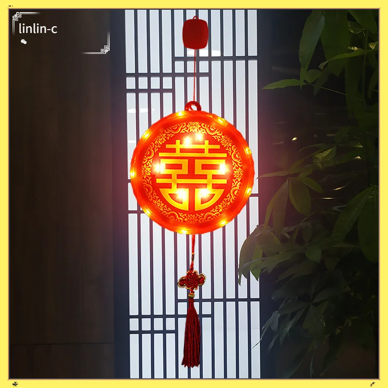 

Китайский Свадебный светильник, подвесной светильник для окна, эскалатор, подвесной светильник в китайском стиле для свадебной спальни, лю...
