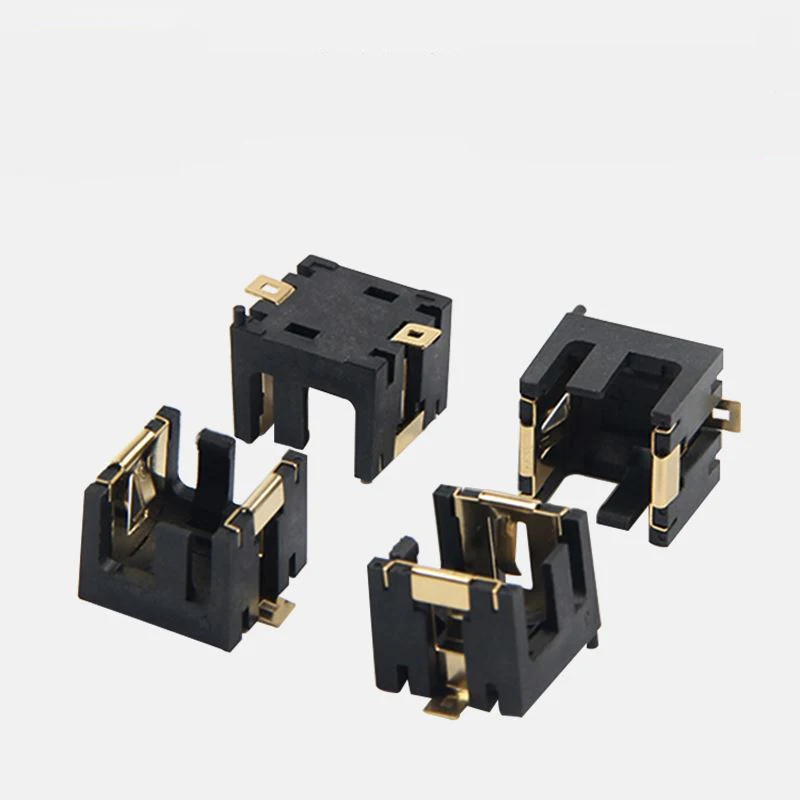 

Gold Plating SMT 2 x AG13/LR44 Batteries Holder For AG13 Button Cell Battery Socket Holder Plastic Case