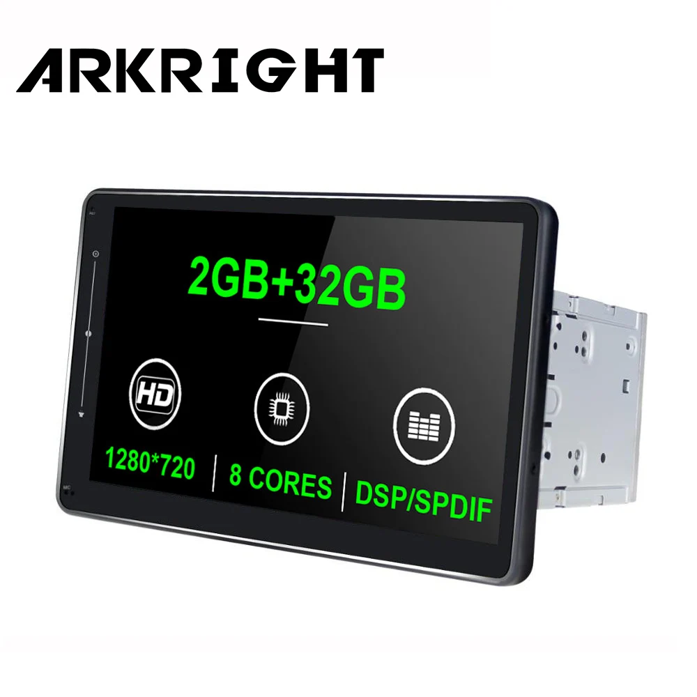 ARKRIGHT 1280*720 10 1 'ƈ Din Android автомобильное радио Wifi GPS Автомобильный мультимедийный