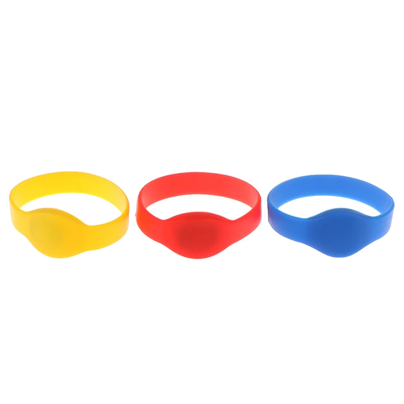1pc 125khz EM4100 TK4100 Wristband RFID Bracelet ID Card Silicone Band Read Only Access Control 3 Colors | Безопасность и защита