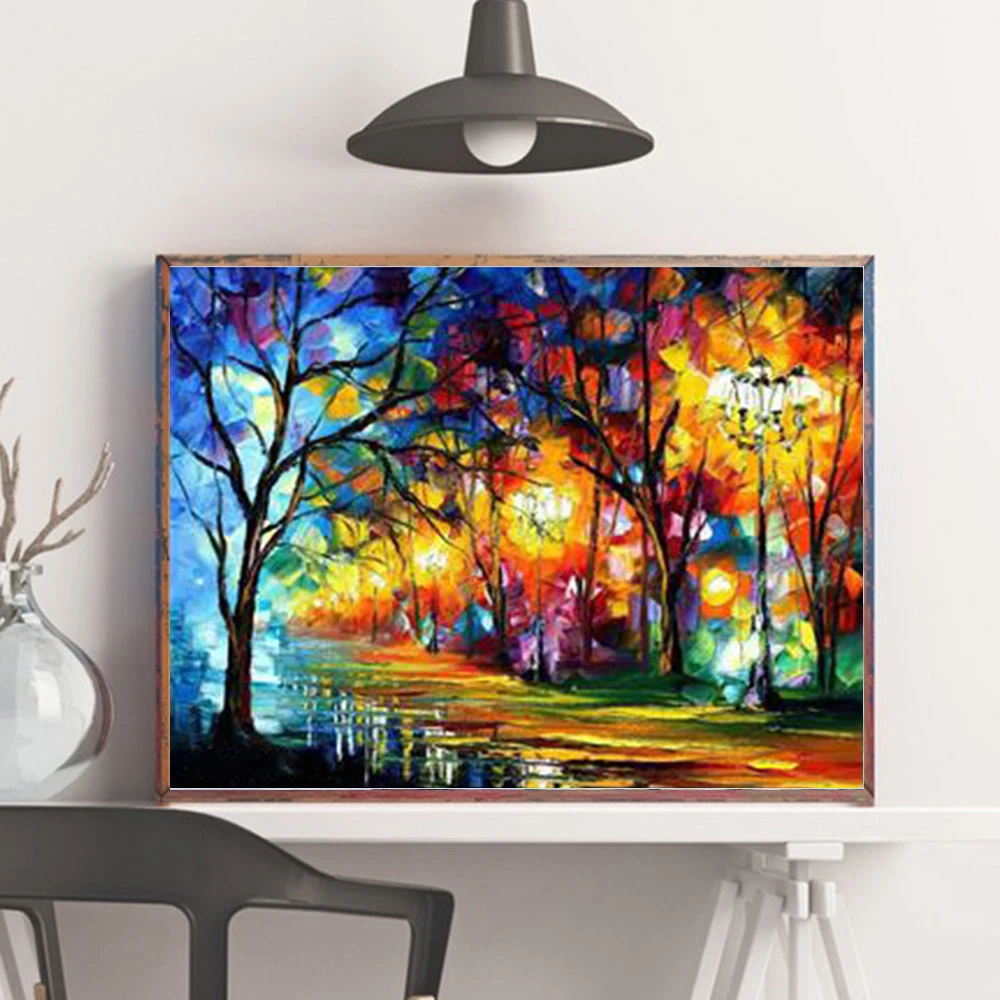 Сельский пейзаж полный 5D сделай сам алмазная живопись рукоделие вышивка крестом