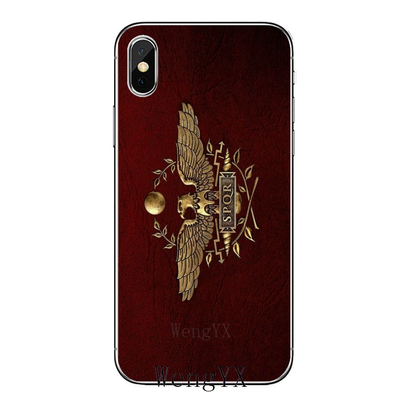 Мягкий чехол для Samsung Galaxy Note 10 9 8 5 4 S10E S10 Lite S9 S8 S7 S6 Edge Plus S5 S4 Mini SPQR Римский