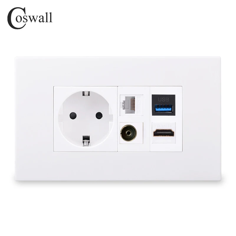 

Coswall панель розетки для ПК