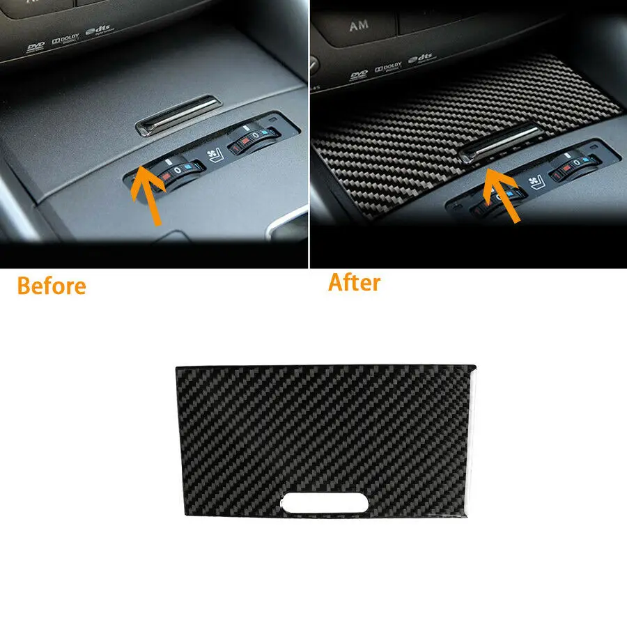 

Carbon Fiber black Panel Cover For LEXUS IS250 300 350 2006-2012 Lighter Trim Brand New