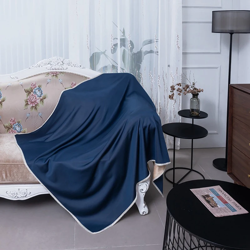 

summer Cooling Blanket Air Conditioning Comforter Comforter Lightweight And Breathable Knitting Sofa Bed Blankets 150*200/200*2